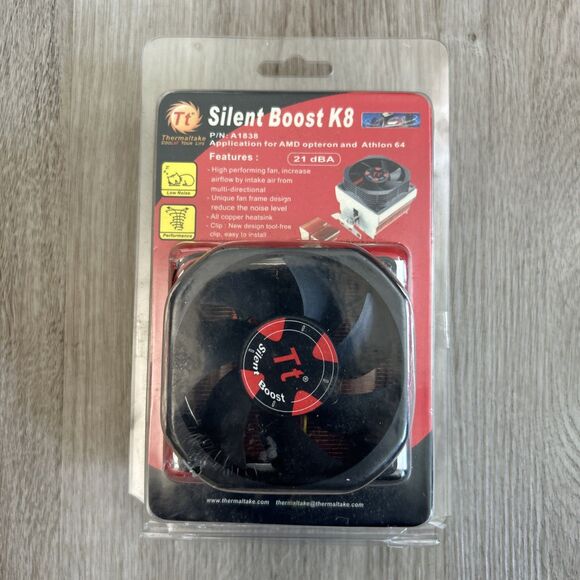 Thermaltake Silent Boost K8 Computer Fan AMD 21 dBA Opteron Athlon 64 A1838 - Picture 1 of 7
